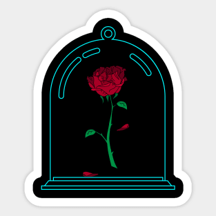 The Enchanted Rose Flower Lover Gift Cute Sticker